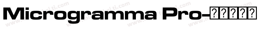 Microgramma Pro字体转换